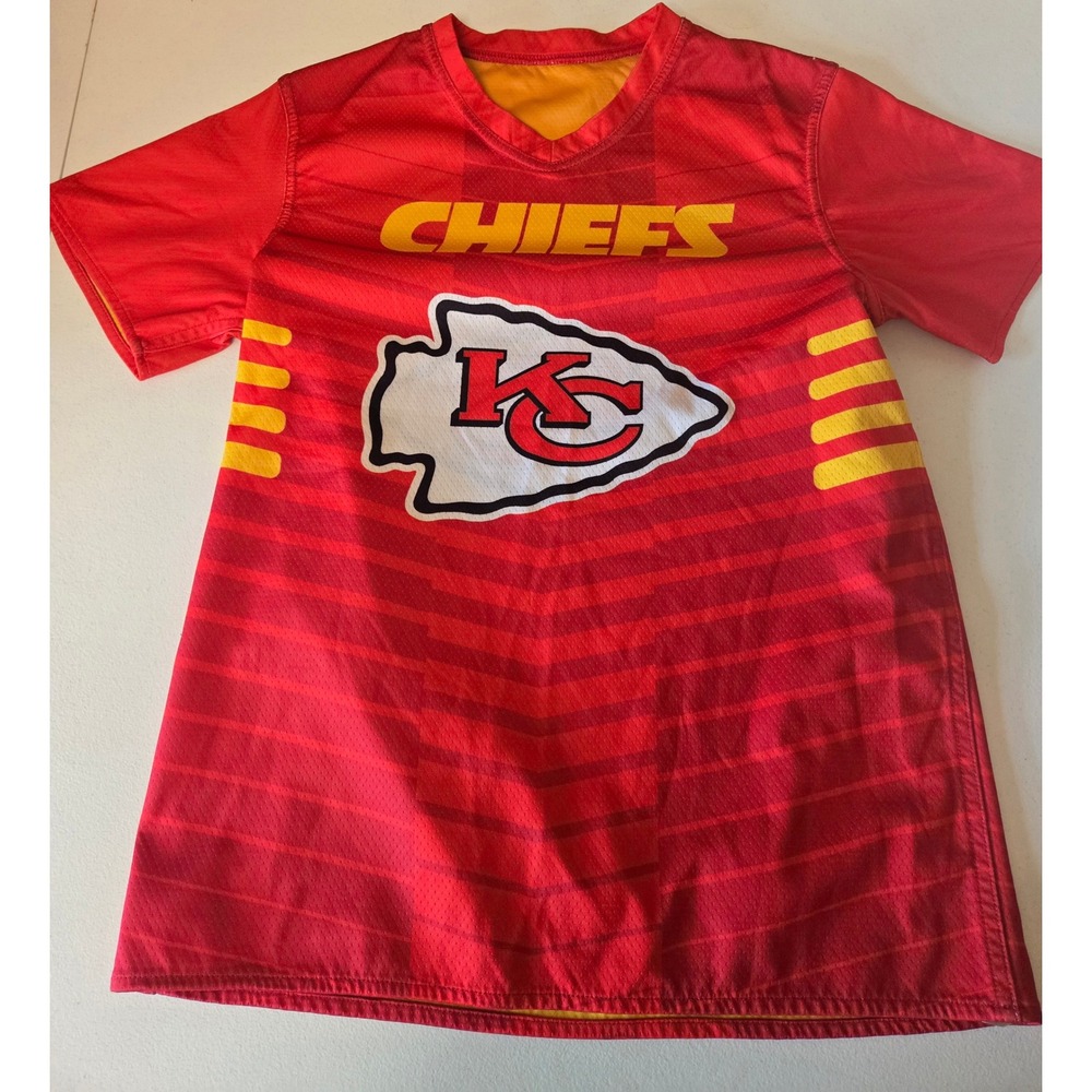 Kansas City Chiefs NFL Play 60‎ Red Performance Jersey Shirt Youth Large